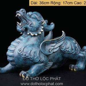 tỳ hưu đồng màu xanh nhiều kích thước nặng từ 5 kg