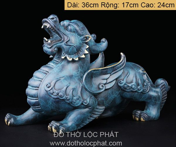 tỳ hưu đồng màu xanh nhiều kích thước nặng từ 5 kg