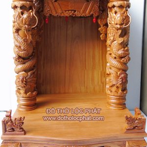 bàn thờ thần tài cột rồng 16 đẹp nhất hcm - mã btgg-013