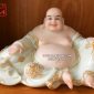 mẫu tượng phật di lặc trắng viền vàng đẹp nhất hcm