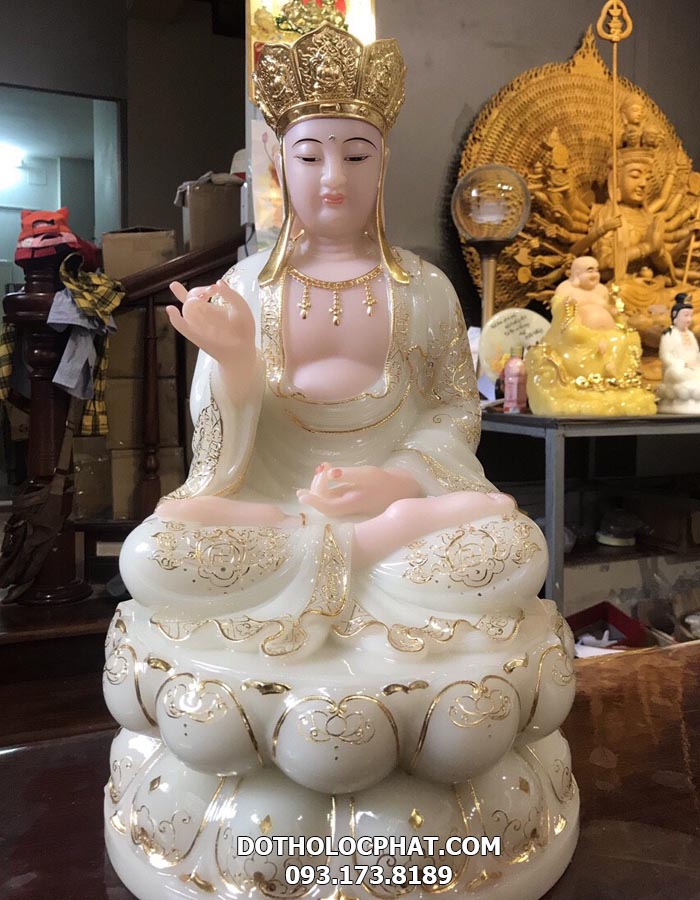 tượng địa tạng vương đá ngọc đẹp nhất