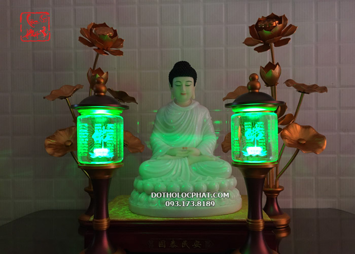 mẫu đèn tâm kinh thờ phật đẹp