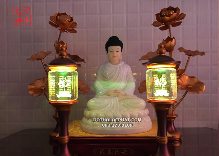 mua đèn tâm kinh thờ phật đổi màu đẹp ở đâu