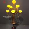 đèn thủy lưu ly 9 bông hoa sen đẹp để trang trí bàn thờ Phật