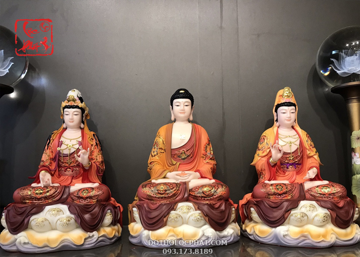 Tây Phương Tam Thánh là bộ tôn tượng gồm Đức Phật A Di Đà, Quan Thế Âm Bồ tát và Đại Thế Chí Bồ tát