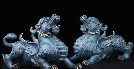 Mẫu Tỳ Hưu đồng màu xanh chiêu tài - trấn sát THPT - 002