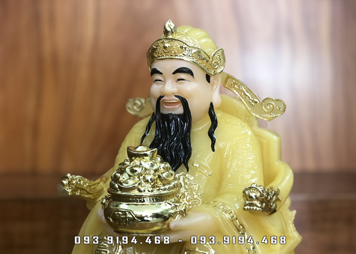 Tượng Thần Tiền bằng bột đá thạch anh đẹp nhất