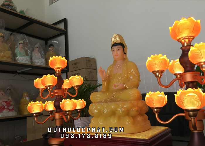 đèn thân cổ đẹp nhất đèn trang trí bàn thờ Phật