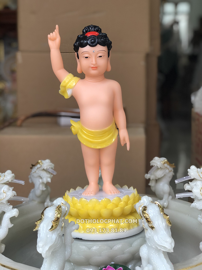 Tượng Phật Đản Sanh Vàng Ngọc PDS-010