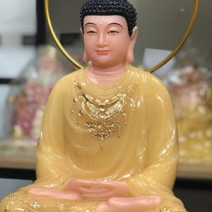 Tượng Phật Thích Ca Mâu Ni Thạch Anh Hào Quang Vòng TCTT-020