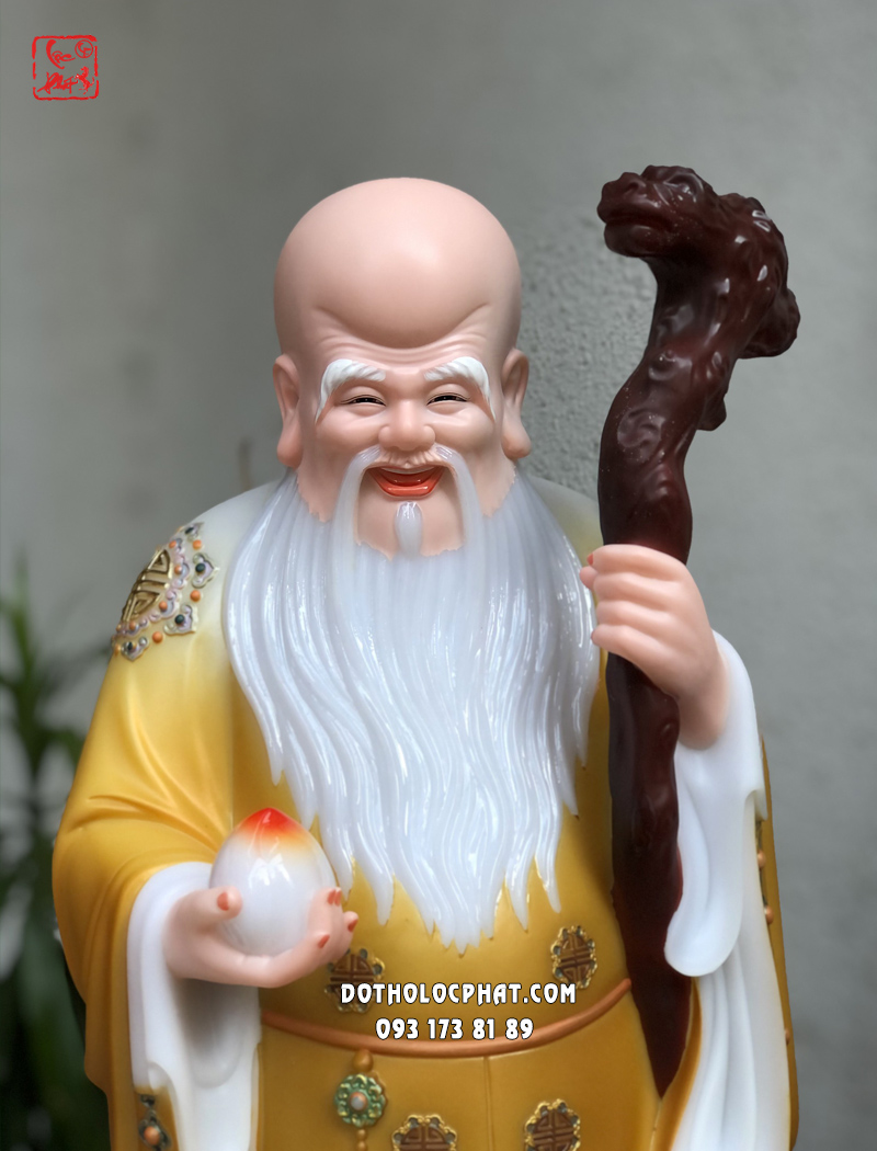 Tượng Tam Đa Phúc Lộc Thọ đá khoáng chuyển màu