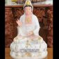 tượng quan âm trắng viền vàng đẹp nhất