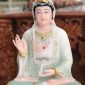 Tượng Quan Âm Bồ Tát Áo Gấm Xanh QABT-059