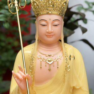 tượng địa tạng vương bồ tát bằng bột đá thạch anh đẹp