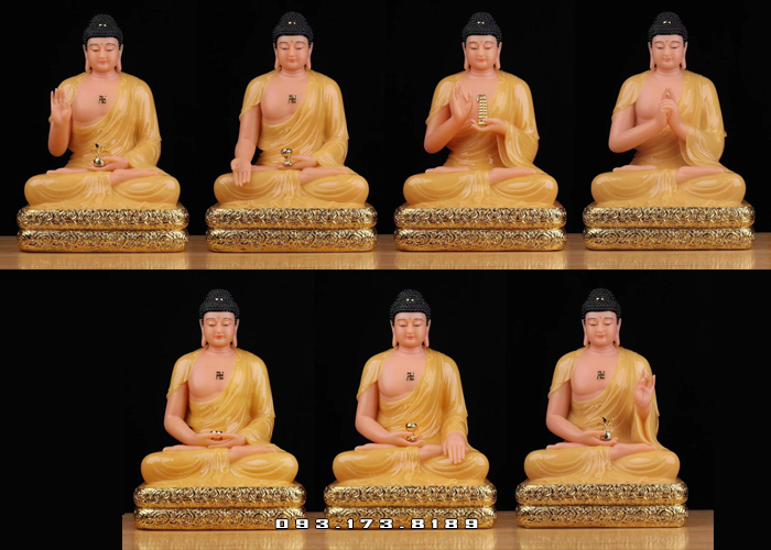 Tượng Phật Dược Sư Đế Vuông Thạch Anh DS-014