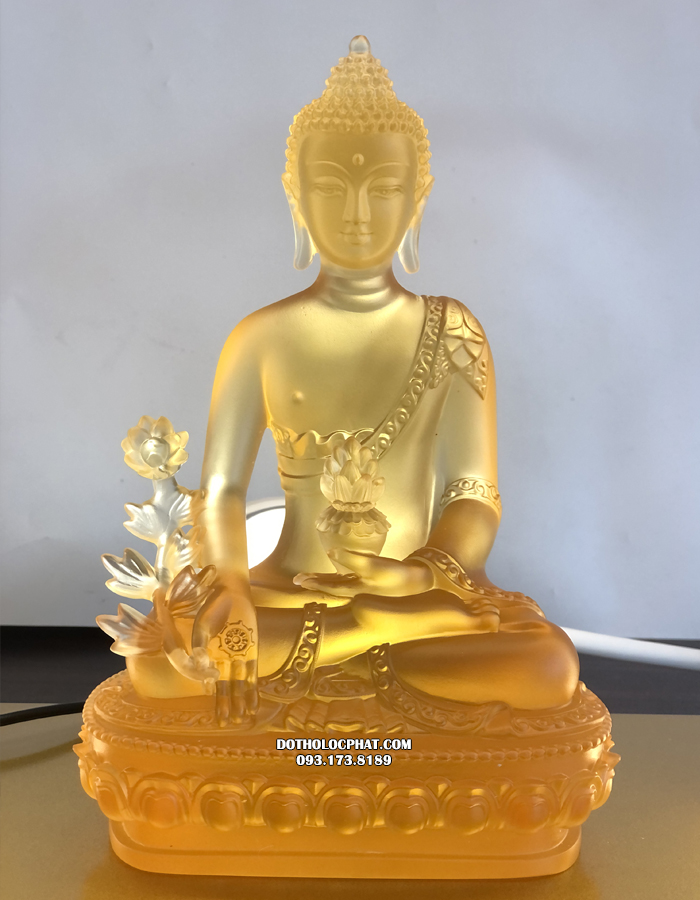 Tượng Phật Dược Sư Lưu Ly Vàng Ngọc DS-025