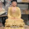 Tượng Phật A Di Đà Thạch Anh Áo Viền Vàng ADD-005