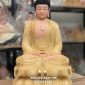Tượng Phật A Di Đà Thạch Anh Áo Viền Vàng ADD-005