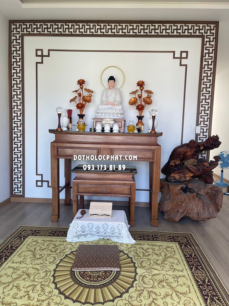 Setup không gian thờ Phật tại gia