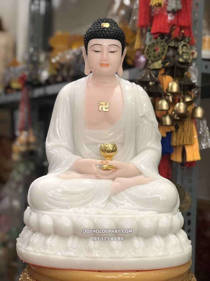 Tượng Phật A Di Đà Áo Trắng ADD-013