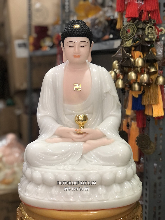 Tượng Phật A Di Đà Áo Trắng ADD-013
