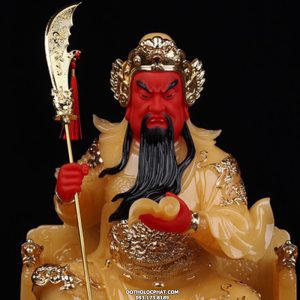 tượng quan công thạch anh vàng ngọc đẹp nhất