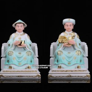 tượng cậu quý cậu tài bằng bột đá xanh ngọc đẹp tại HCM