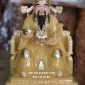 Tượng Thần Tiền Thạch Anh Như Ý Thỏi Vàng TT-033