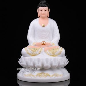 Tây Phương Tam Thánh Áo Trắng Đế Sen Nở TPTT-044