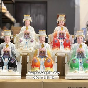 Tượng 5 mẹ ngũ hành bằng poly diện đẹp trang nghiêm