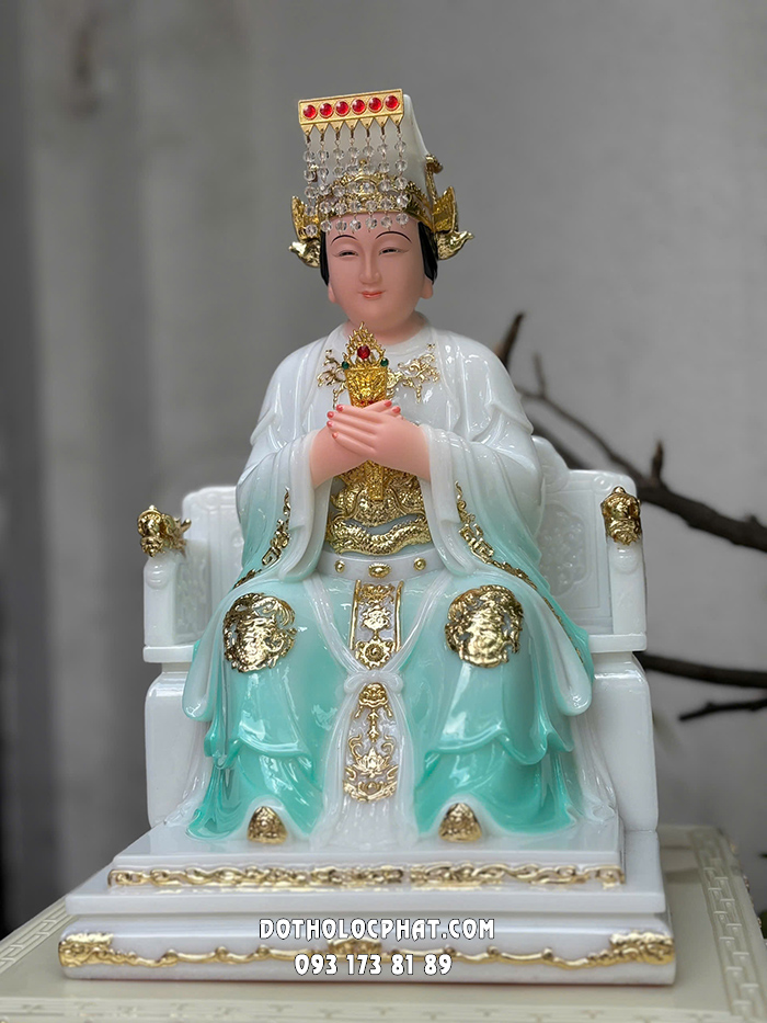 Tượng Thiên Hậu Thánh Mẫu Áo Xanh THTM-003