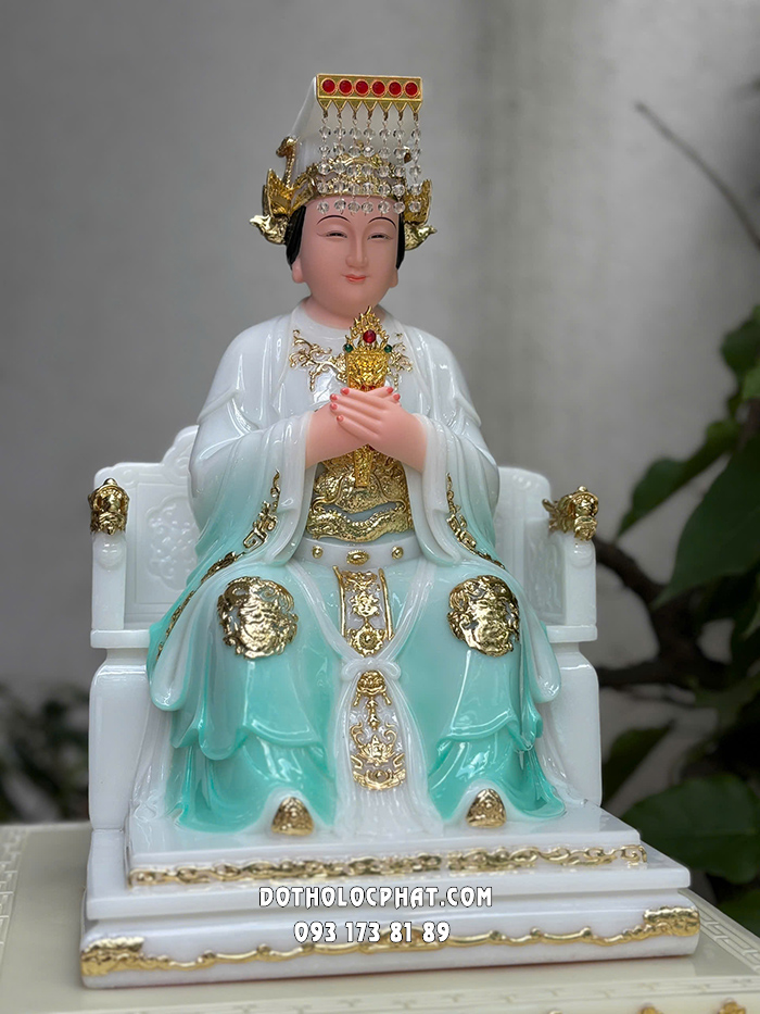 Tượng Thiên Hậu Thánh Mẫu Áo Xanh THTM-003