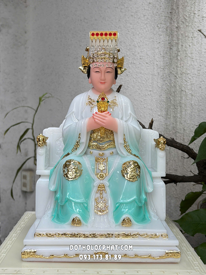 Tượng Thiên Hậu Thánh Mẫu Áo Xanh THTM-003