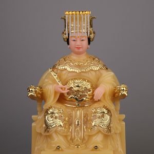 Tượng Thiên Hậu Thánh Mẫu Vàng Thạch Anh THTM-005