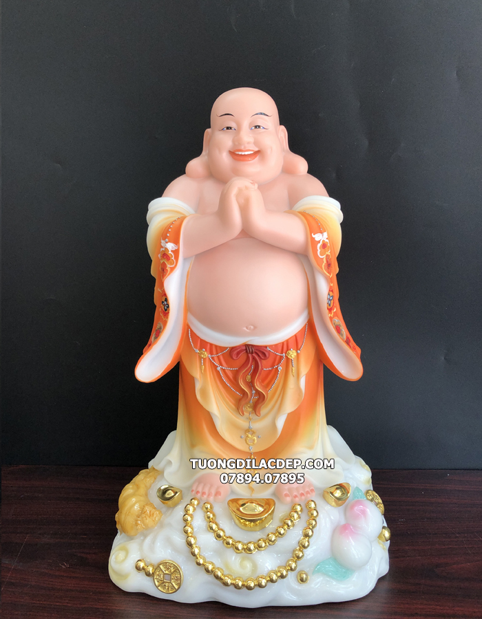 Tượng Phật Di Lặc đứng chúc phúc đẹp hoan hỷ