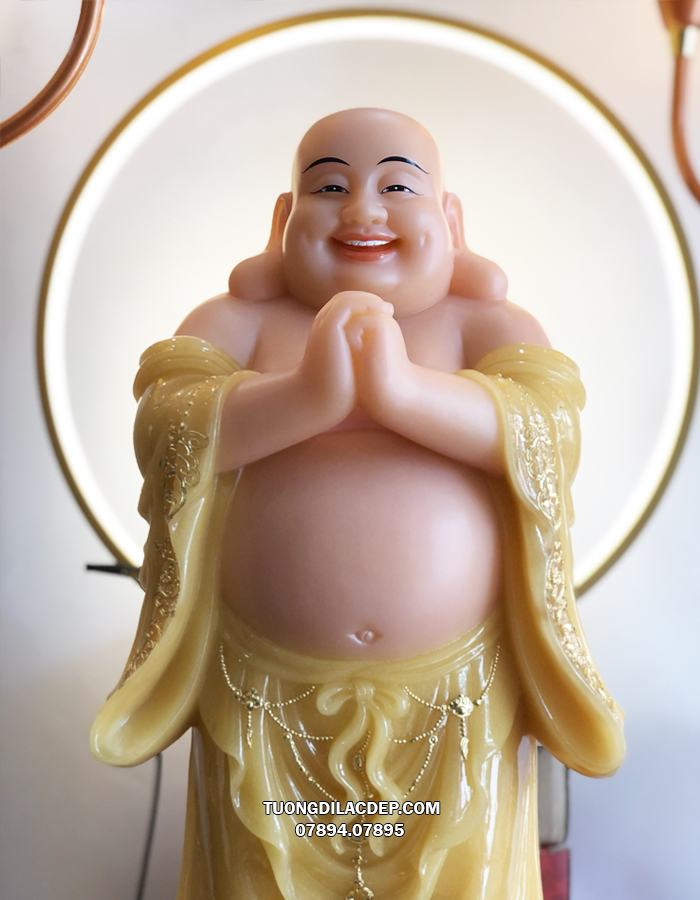 Tượng Phật Di Lặc đứng chúc phúc diện đẹp