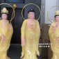 Tây Phương Tam Thánh Đứng Thạch Anh Hào Quang Vòng TPTT-055