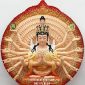Tượng Thiên Thủ Thiên Nhãn Áo Đỏ Composite TTTN-003