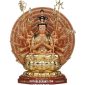 Tượng Thiên Thủ Thiên Nhãn Poly Áo Dát Vàng TTTN-004