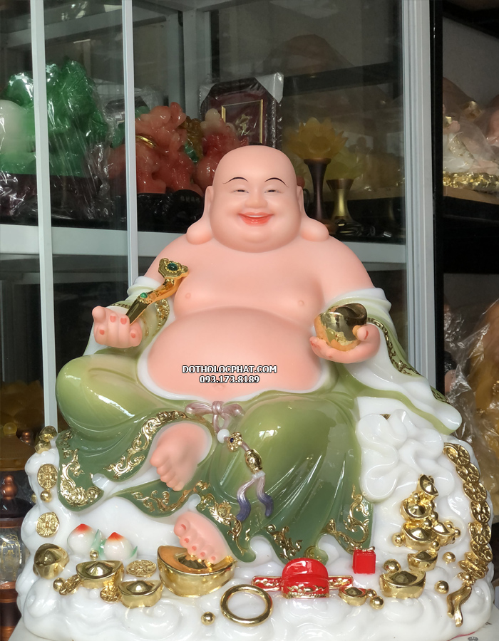 tượng Phật Di Lặc xanh ngọc đẹp ngồi đứng nhiều kích thước