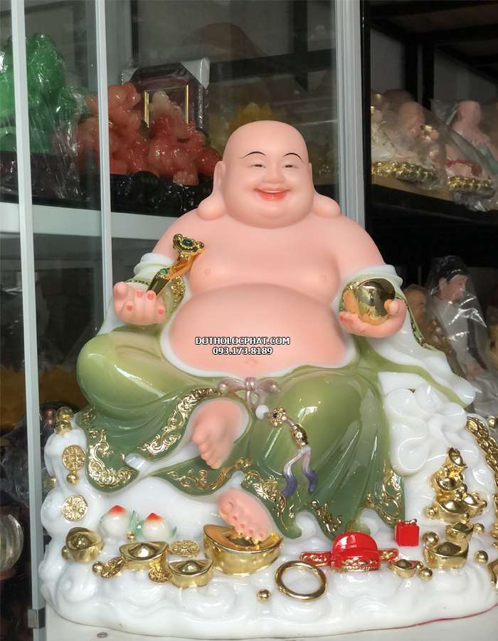 tượng Phật Di Lặc xanh ngọc đẹp ngồi đứng nhiều kích thước