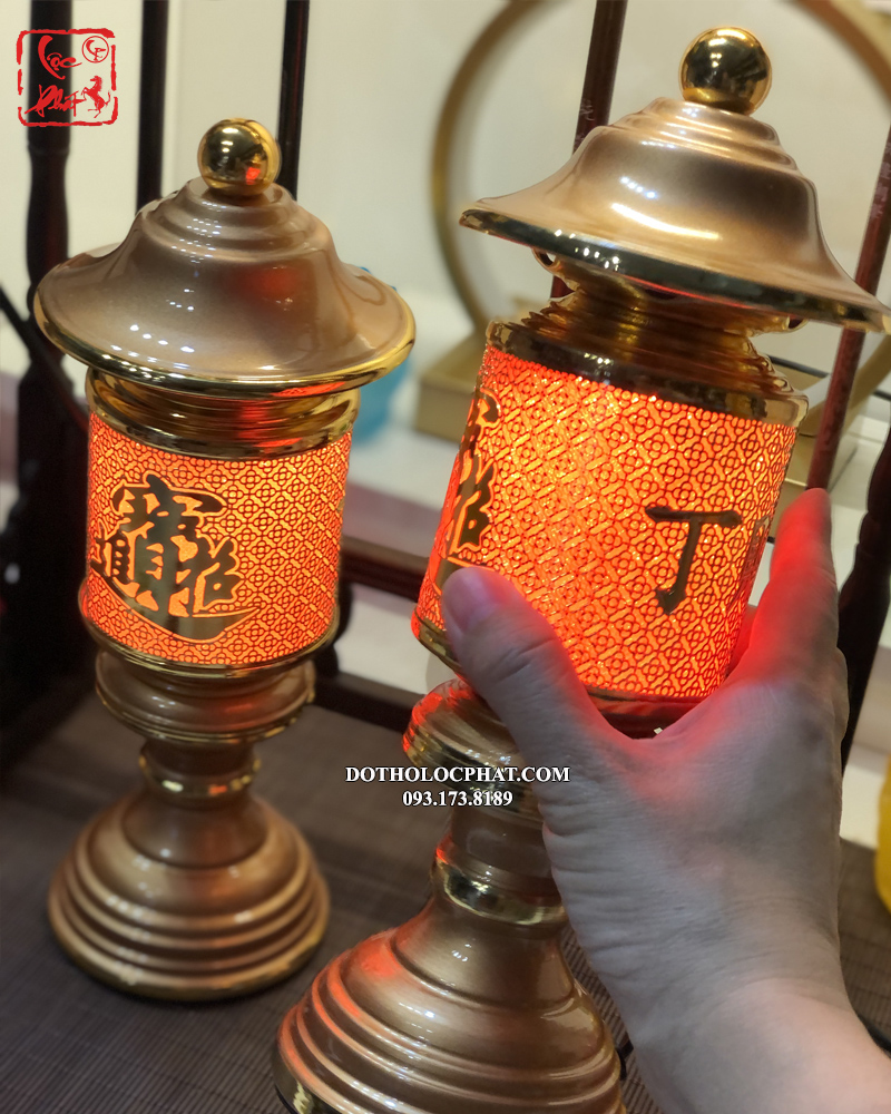 Đèn thờ chữ Phật có mái hợp kim giá rẻ cực đẹp tại HCM