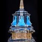 Bảo tháp Xá Lợi Phật Dược Sư (diện tướng Mật Tông) bằng pha lê thủy tinh cao cấp