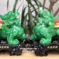 Tỳ Hưu Chiêu Tài Xanh Lục Mai Rùa THPT-018