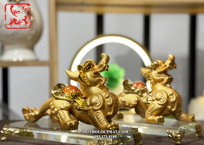 Tỳ Hưu phong thủy vàng gold đẹp nhất hcm