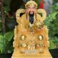 Tượng Thần Tiền thạch anh như ý thỏi vàng