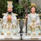 Tượng Ngọc Hoàng Vương Mẫu ghế rồng áo xanh ngọc