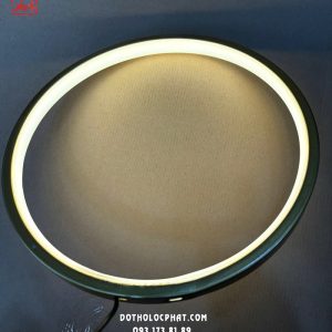 Hào quang Phật tròn vòng đèn led trang trí tượng Phật, tiểu cảnh