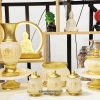 Bộ Đồ Thờ Cúng Bằng Bột Đá Khắc Tâm Kinh Chữ Phật