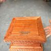 đôn đế kê tượng vuông bằng gỗ hương có 4 kích thước